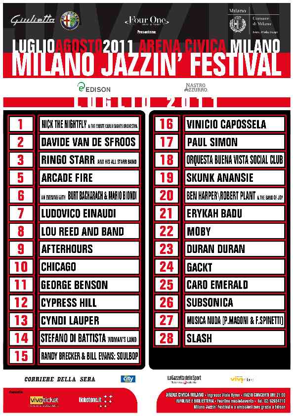 Milano Jazz Fastival