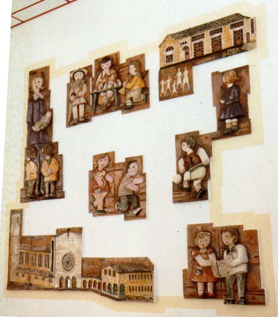 Bassorilievi oratoro di S.Giuseppe-Trento-1995