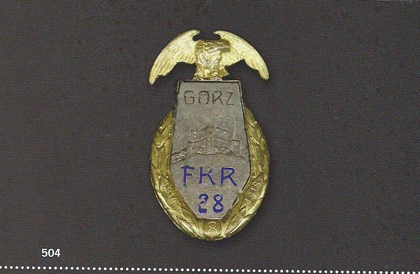 KAPPENABZEICHEN del 28 (ex 8  Feldkanonenregiment di Gorz )