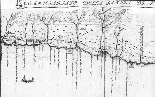 CARTA DEL VINZONI 1722