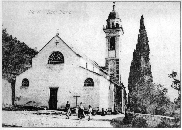La chiesa nel 1908
