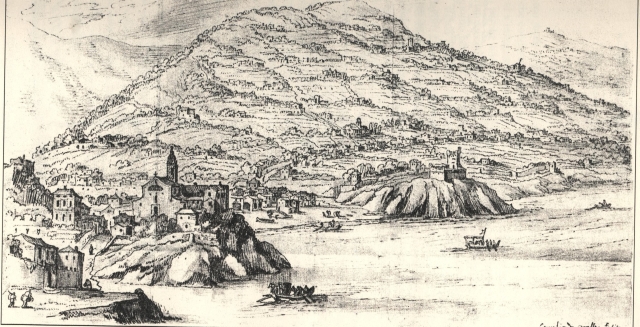Veduta storica del 1637 (fiammingo)