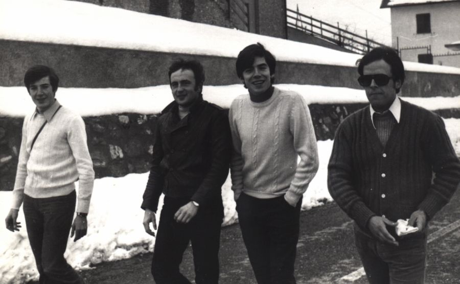 Belli locali sotto la neve anni '70 (foto G.Marsano)