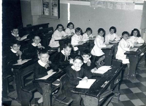 Scuola elementare 1950 (foto E.Marsano)