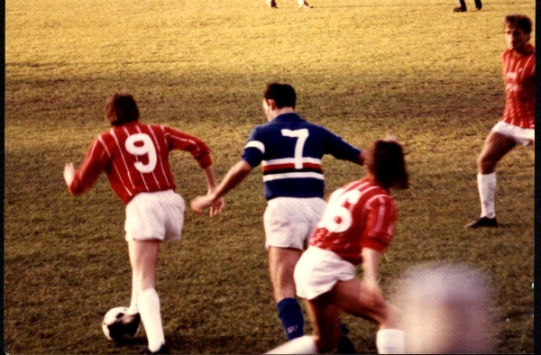 Partita di calcio Sampdoroia -Sant'Ilario (1982)